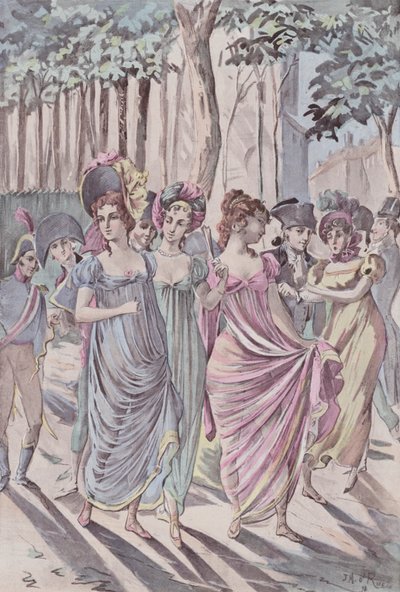 The Marvelous Ones at the Tuileries by French School